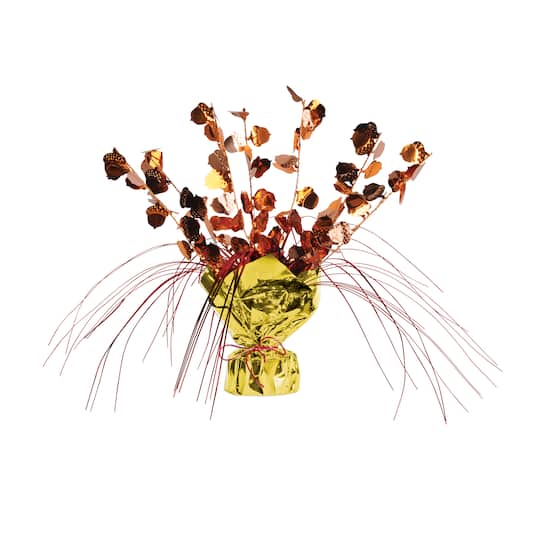 Beistle 11" Acorn Gleam 'N Spray Centerpieces, 2ct.
